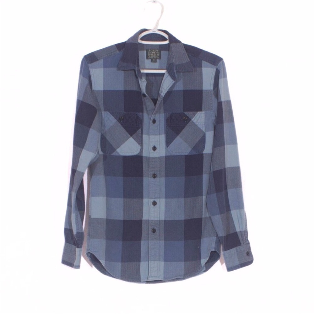 J. CREW Plaid Button Down Shirt Size XS